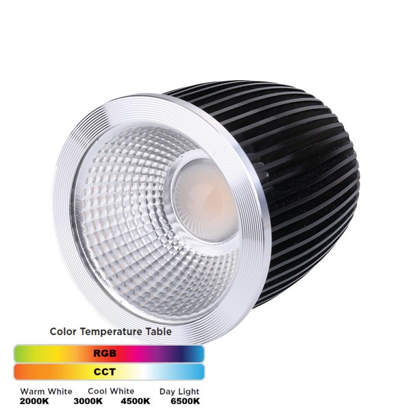 LEDlumi LL62411 LED Spot Reflektoreinsatz MR16 RGB-CCT ( WW 2000k / CW 6500k ) 12W