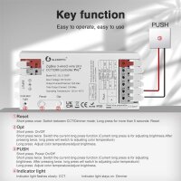 Gledopto LED Controller ZigBee 3.0 Pro+ 2 in 1 Steuergerät Dimmer LED Streifen RGB+CCT