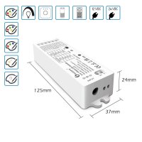 LED Controller ZigBee 3.0 Pro 5 in 1 Steuergerät Dimmer einfarbig, CCT, RGB, RGBW, RGBCCT
