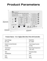 Gledopto ZigBee Pro Ultra Dünner Mini 5-IN-1 LED Controller - GL-C-002P 3A/CH
