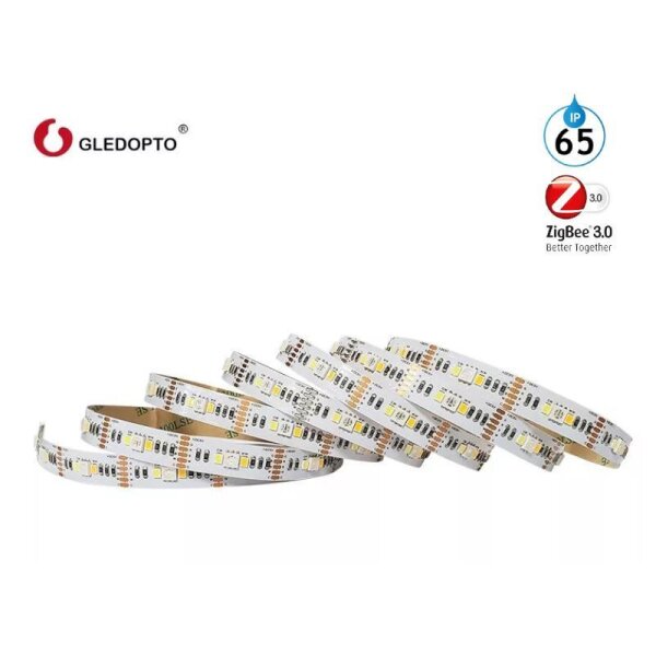 Gledopto ZigBee RGB+CCT LED-Strip, 2m, DC5V, IP65, 90 LEDs/m - GL-MC-001S2
