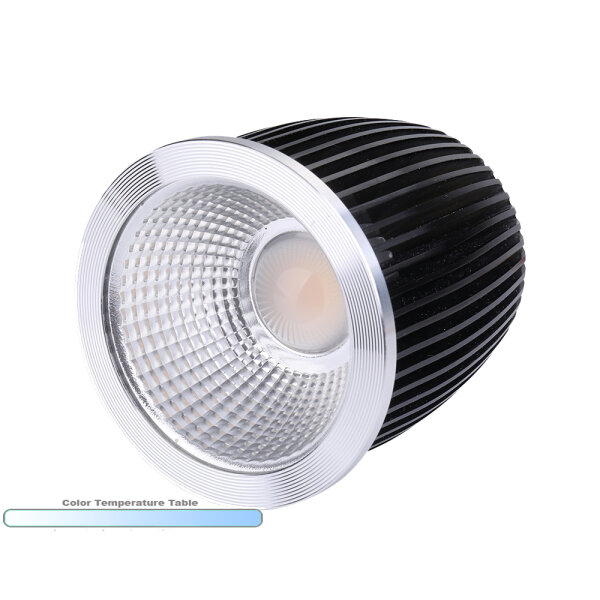 LEDlumi 24V 8W Single Cool White kaltweiss LED Spot Reflektor Reflektoreinsatz 6000 Kelvin MR16 / LL22408-6000R