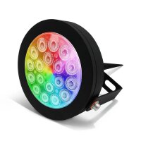 Gledopto RGBCCT Spot Strahler Gartenstrahler ZigBee 3.0 Pro Farbwechsel Farbtemperatur 12W IP65